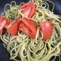 ★hanaちゃん★'s cooksnap of when they made カフェっぽい！トマトとエビのバジルパスタ.
