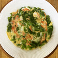 oyukidesu's cooksnap of when they made 麺つゆで簡単☆菜の花と桜えびの卵とじ.