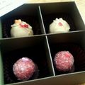 pompom★'s cooksnap of when they made ホワイト×苺のトリュフ.