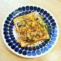 YUZVIO's cooksnap of when they made 正に！まんま（笑）玉せん風トースト♪.