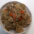 なっちゃん1425's cooksnap of when they made 蓮根と豚肉の甘辛炒め.