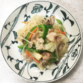 RoomA's cooksnap of when they made 春雨とえのきの黒酢オイスター炒め.