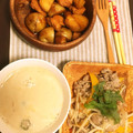 komugiko4's cooksnap of when they made 塩トマトで豚ともやしの炒め物✿.