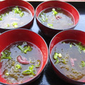 ジョングレ's cooksnap of when they made とろろ昆布の優しいお吸い物＊*しそ梅風味.