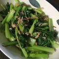 cococo0604's cooksnap of when they made 小松菜のピリ辛ツナ炒め.