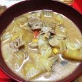 cao▽'s cooksnap of when they made 具沢山の豆乳味噌スープ　バター風味.