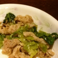 mananya's cooksnap of when they made 時短！簡単♪豚こま塩麹マヨ炒め.