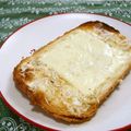 赤い電話's cooksnap of when they made 【保育園】チーズじゃこトースト【おやつ】.