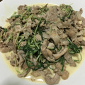 キタマニ's cooksnap of when they made 水菜と豚肉の味噌マヨネーズ炒め　味噌マヨ.