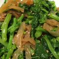 はに333's cooksnap of when they made 菜の花と中華クラゲのさっぱりサラダ.