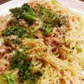 トモジくん's cooksnap of when they made 簡単‼ツナとネギのスパゲティー.