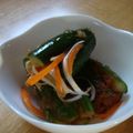 ケロたろう's cooksnap of when they made 漬物好きのきゅうりのキムチ.