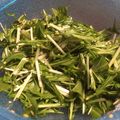 しのざくら's cooksnap of when they made かんたん！水菜のナムル.