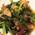 nishimo's cooksnap of when they made 豚肉とマッシュルーム・ほうれん草炒め.