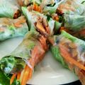 chefくま's cooksnap of when they made 味噌マヨで食べる☆野菜たっぷり生春巻き.