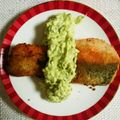 七色の歌's cooksnap of when they made アボカドソースでパリッとサーモンカツレツ.