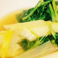 なむい's cooksnap of when they made 冬から春へ♪　下仁田ねぎと菜の花の煮浸し.