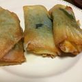 mikkosann's cooksnap of when they made ハムとチーズと大葉の春巻き.