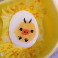 キキ☪'s cooksnap of when they made 味よし見た目よし★ゆで卵でキイロイトリ.