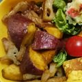 kdama's cooksnap of when they made れんこん・さつまいも・鶏肉の甘酢炒め.