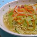 NAGANO久留米's cooksnap of when they made 中華スープで！あんかけ固焼きそば.