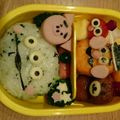 ちぃーchan☆'s cooksnap of when they made 簡単♪リトルグリーンメン♪キャラ弁.