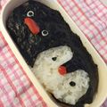 まめたべまめた's cooksnap of when they made キャラ弁＊ピングー＆ピンガ のり弁簡単♪.