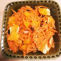 kako225's cooksnap of when they made にんじんとオレンジ レーズンのサラダ.