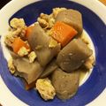 あいぼんｗ's cooksnap of when they made 豚こま×めんつゆで簡単！『肉こんにゃく』.