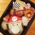 mamiマメ's cooksnap of when they made 園児キャラ弁【マリオ】.