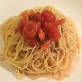 Sophiablue's cooksnap of when they made おもてなしに♪プチトマトの和風冷製パスタ.