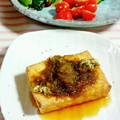 SP♪'s cooksnap of when they made 厚揚げのとろろ昆布のせ.