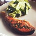 こはたー's cooksnap of when they made 鮭のバジルオイル焼き♬.