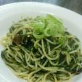 ぐりんぶー♪'s cooksnap of when they made しらすと青のりのパスタ.
