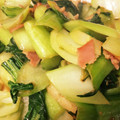 shahr's cooksnap of when they made 簡単・和風♡青梗菜ベーコン煮.