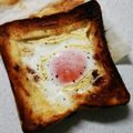 eiyoushi's cooksnap of when they made 美味しい！目玉焼きトースト.