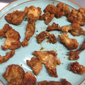 maomom0821's cooksnap of when they made 鶏皮のカリカリ甘だれ炒め.