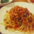 2929pp's cooksnap of when they made 鶏レバーのボロネーゼ.