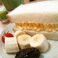 Mｉｚｕ's cooksnap of when they made 簡単たまごサンド.