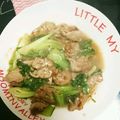 akipoooo's cooksnap of when they made チンゲン菜と豚肉のトロトロ.