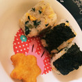 N☆0610's cooksnap of when they made ほうれん草と卵のおにぎり.