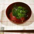 violets's cooksnap of when they made 簡単でシンプル☆まぐろ丼.