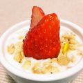 peteco's cooksnap of when they made グラノーラ☆苺蜂蜜ヨーグルト.