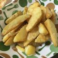 ポメちょん's cooksnap of when they made ☆パパの手作り・フレンチフライドポテト.