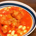 おにぎりママ's cooksnap of when they made 唐揚げとビーンズのトマト煮込み.