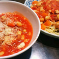 おにぎりママ's cooksnap of when they made 唐揚げとビーンズのトマト煮込み.