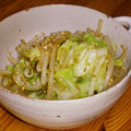 azusonomi's cooksnap of when they made モヤシとキャベツとエノキ茸のゆず胡椒炒め.