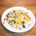 カステヘルミ's cooksnap of when they made 鶏肉としめじの蜂蜜黒酢炒め.