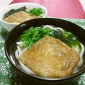 赤い電話's cooksnap of when they made きつねうどんの甘～いあげ.