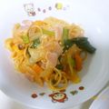 そらてんママ's cooksnap of when they made フライパンひとつでナポリタン♪.